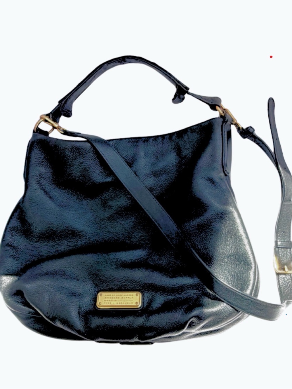 Marc by Marc Jacobs Classic Hobo with Crossbody Option, Soft Black Leather
